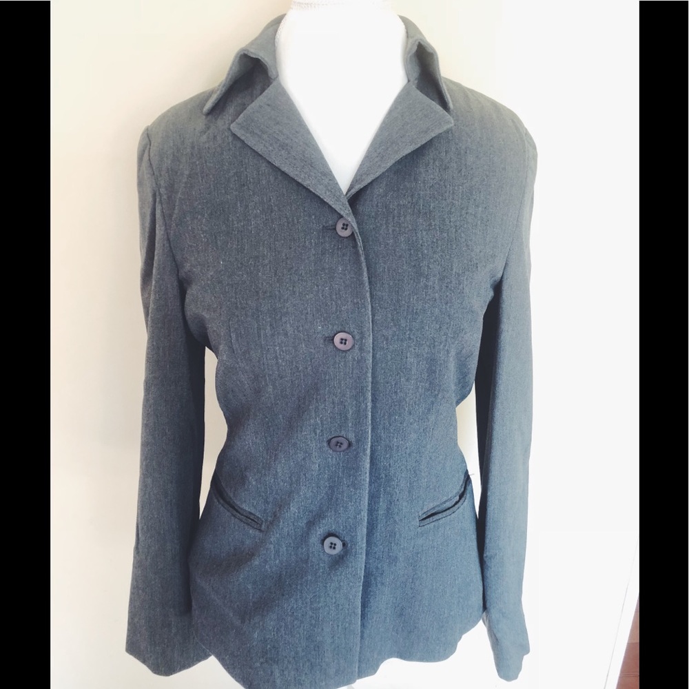 The Limited grey stretch blazer.